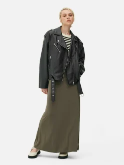 Chaqueta Motera Texturizada