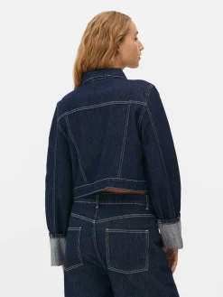 Chaqueta Vaquera Con Paneles Y Puños Vueltos