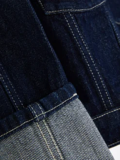 Chaqueta Vaquera Con Paneles Y Puños Vueltos