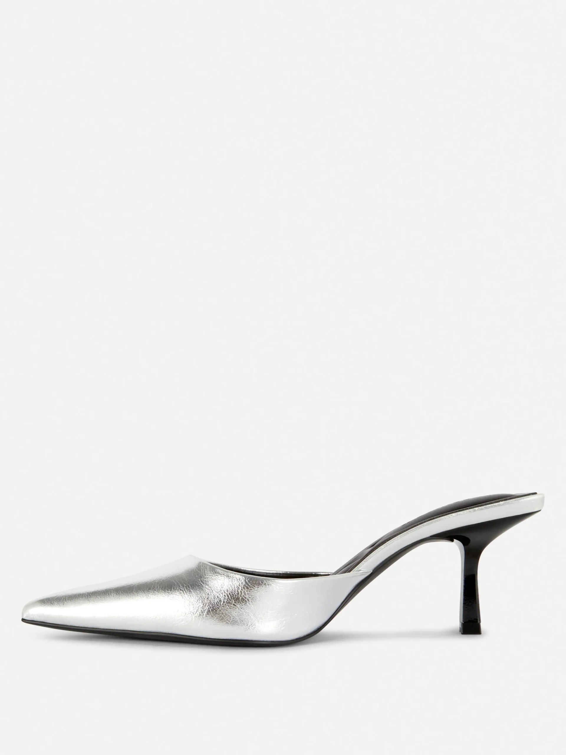 Chinelas De Puntera Afilada Con Tacón