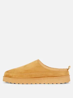 Chinelas Forradas De Pelo Sintético