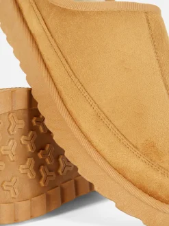 Chinelas Forradas De Pelo Sintético