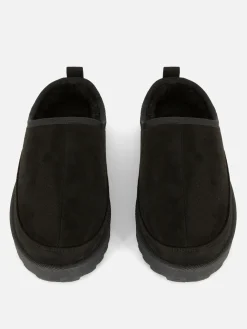 Chinelas Forradas De Pelo Sintético