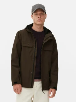 Chubasquero Con Capucha Y Cremallera