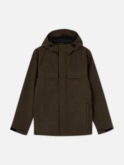 Chubasquero Con Capucha Y Cremallera