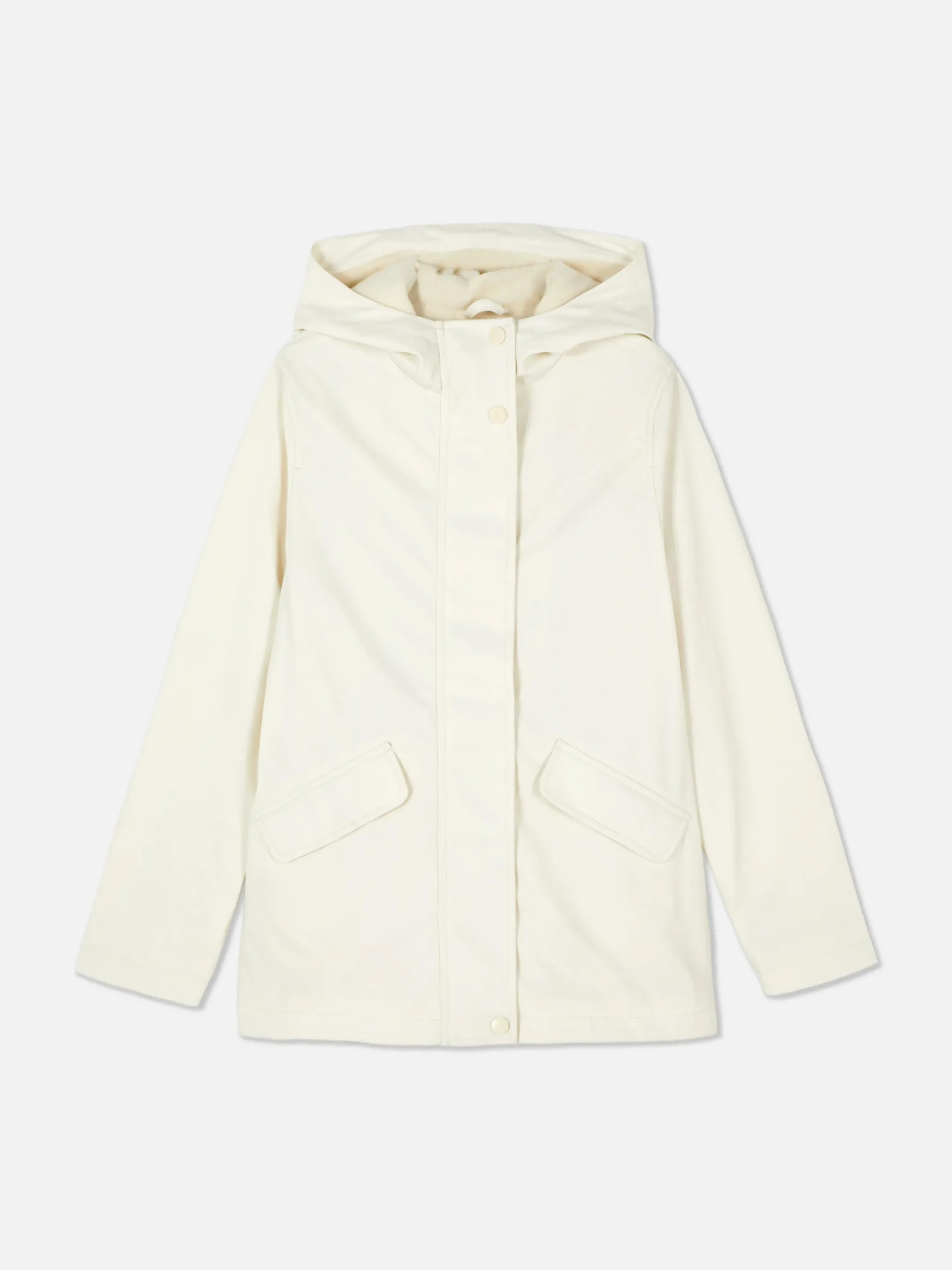 Chubasquero Con Cierre Oculto