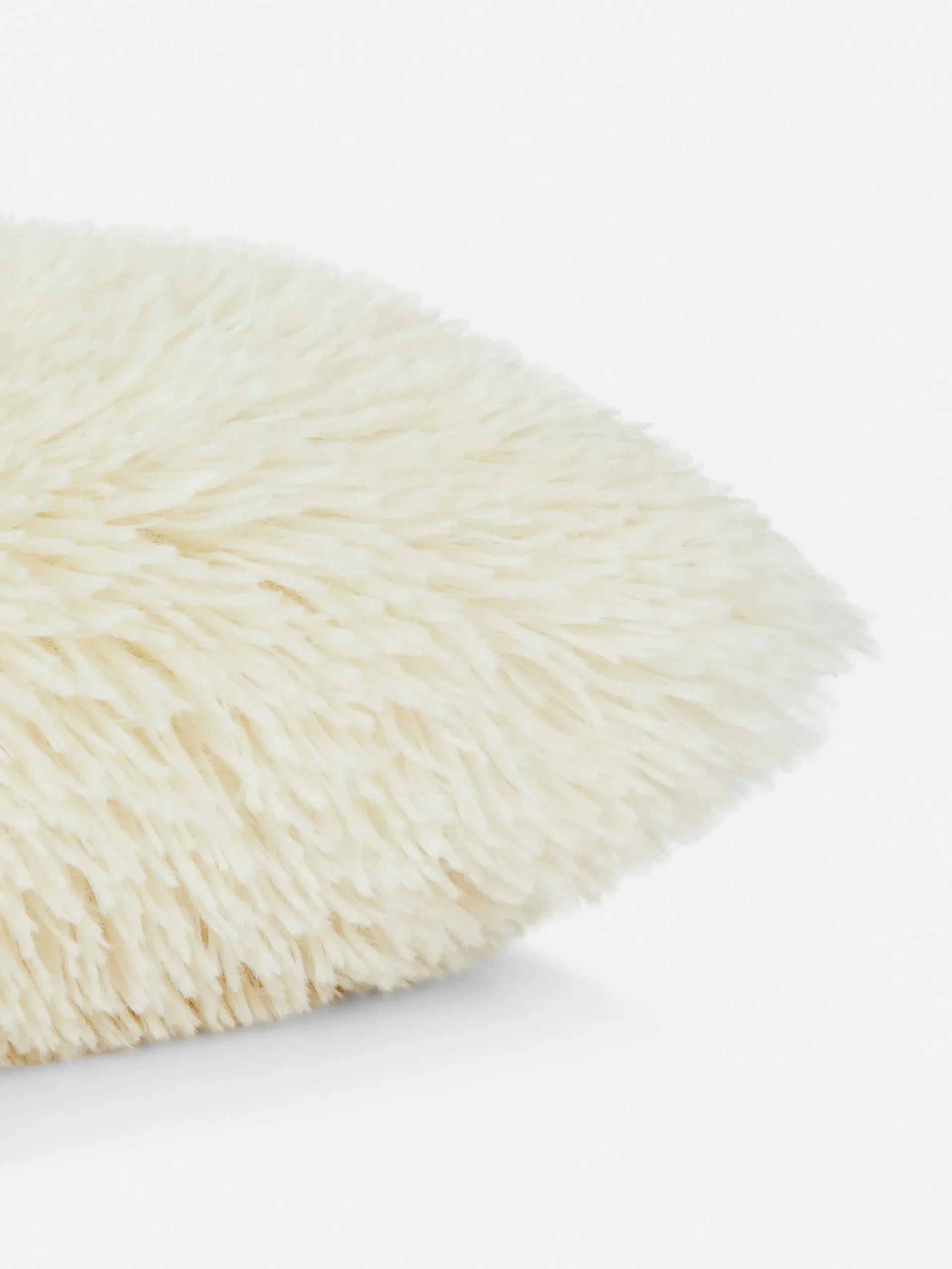 Cojín Rectangular De Pelo Sintético