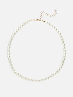 Collar De Perlas Sintéticas