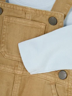 Conjunto De Camiseta De Manga Larga Y Peto