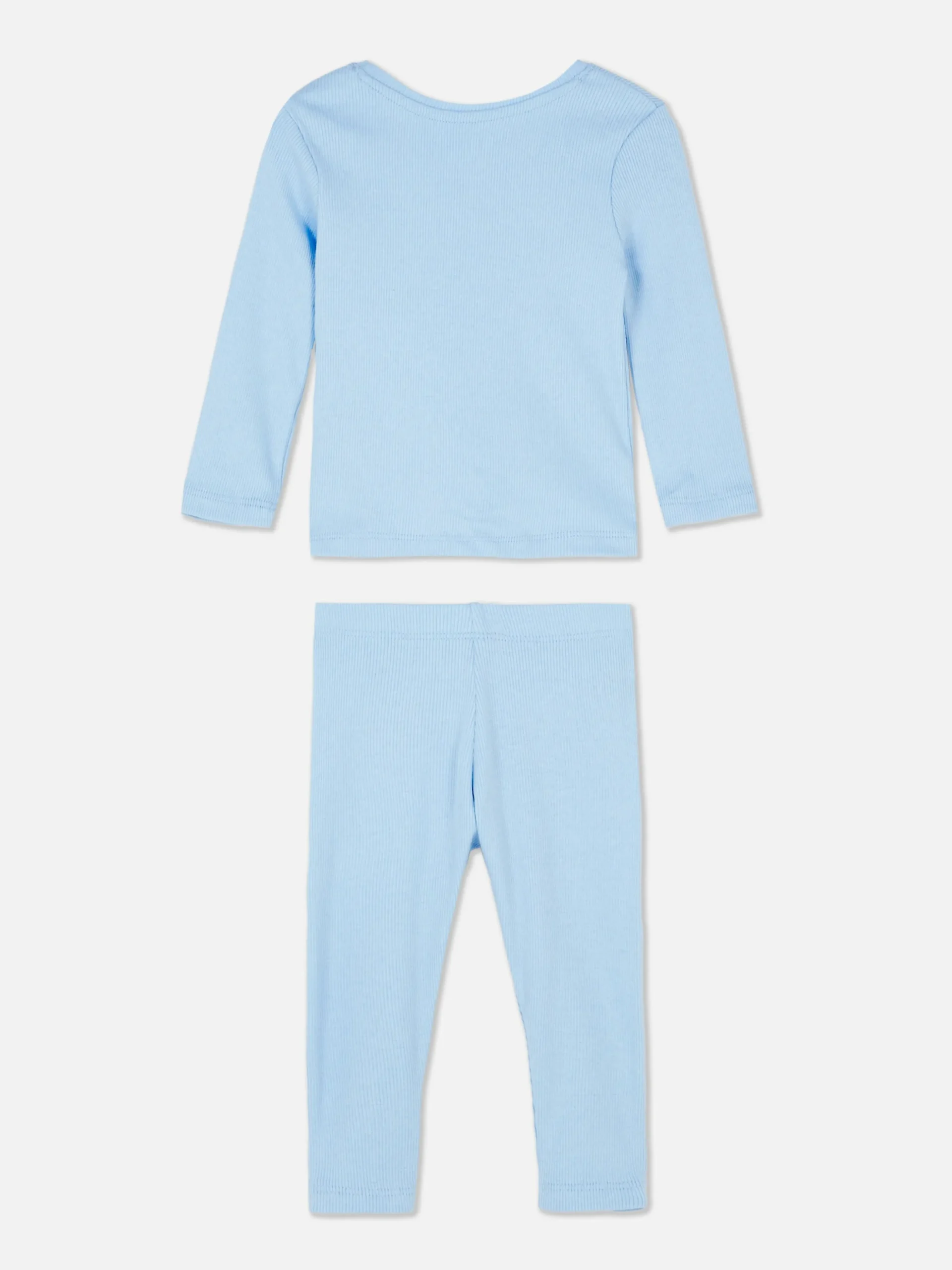 Conjunto De Camiseta Y Leggings Acanalados