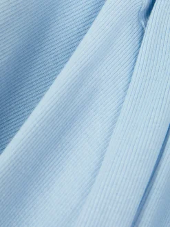 Conjunto De Camiseta Y Leggings Acanalados