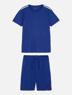 Conjunto De Camiseta Y Pantalones Cortos Deportivos