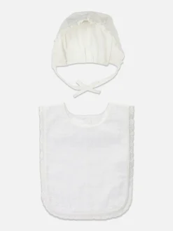 Conjunto De Gorro Y Babero Formales