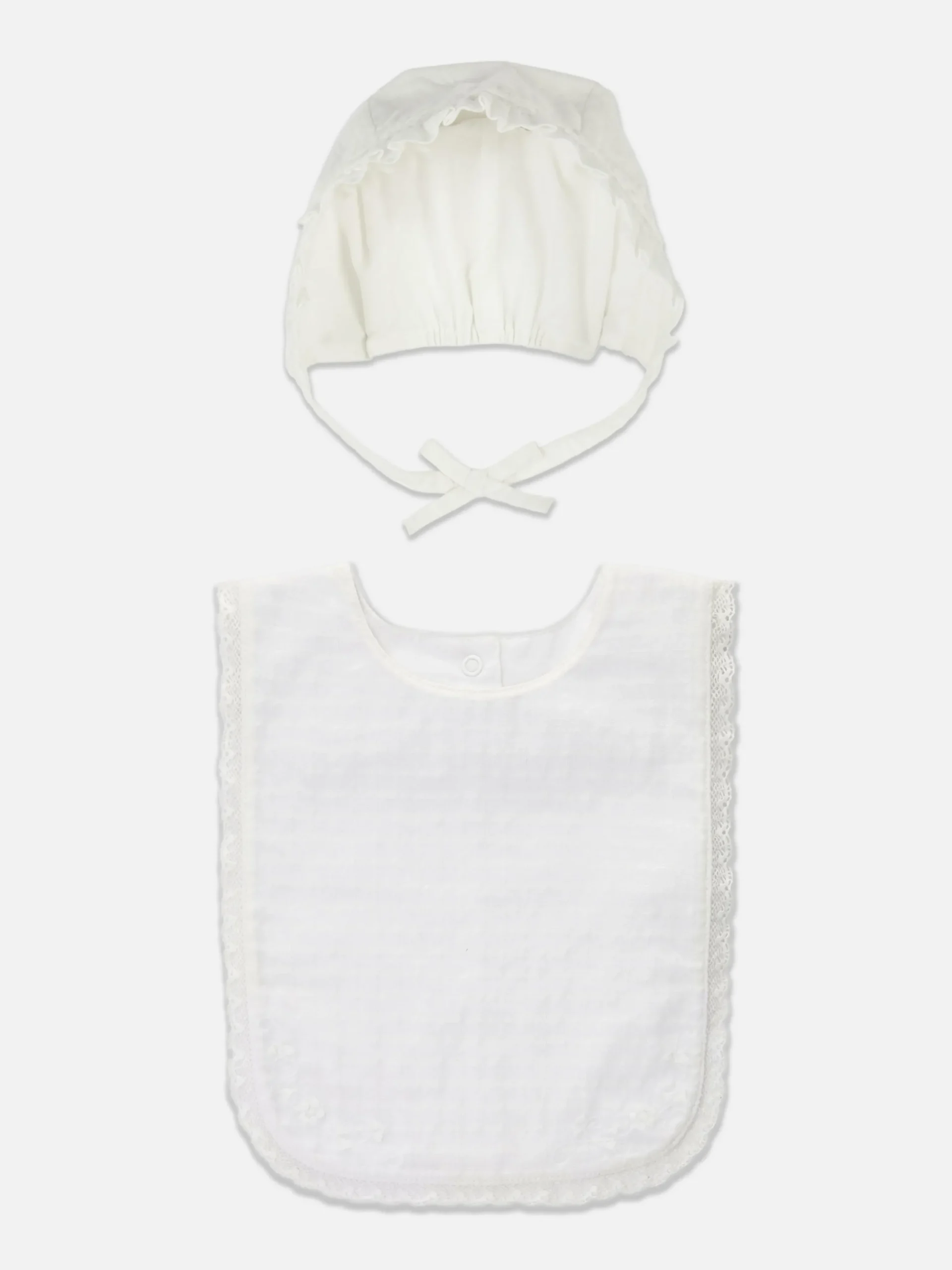 Conjunto De Gorro Y Babero Formales