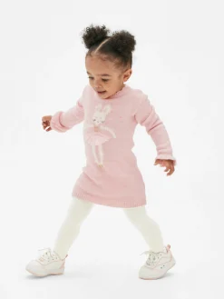 Conjunto De Pichi Y Medias De Punto De Conejito