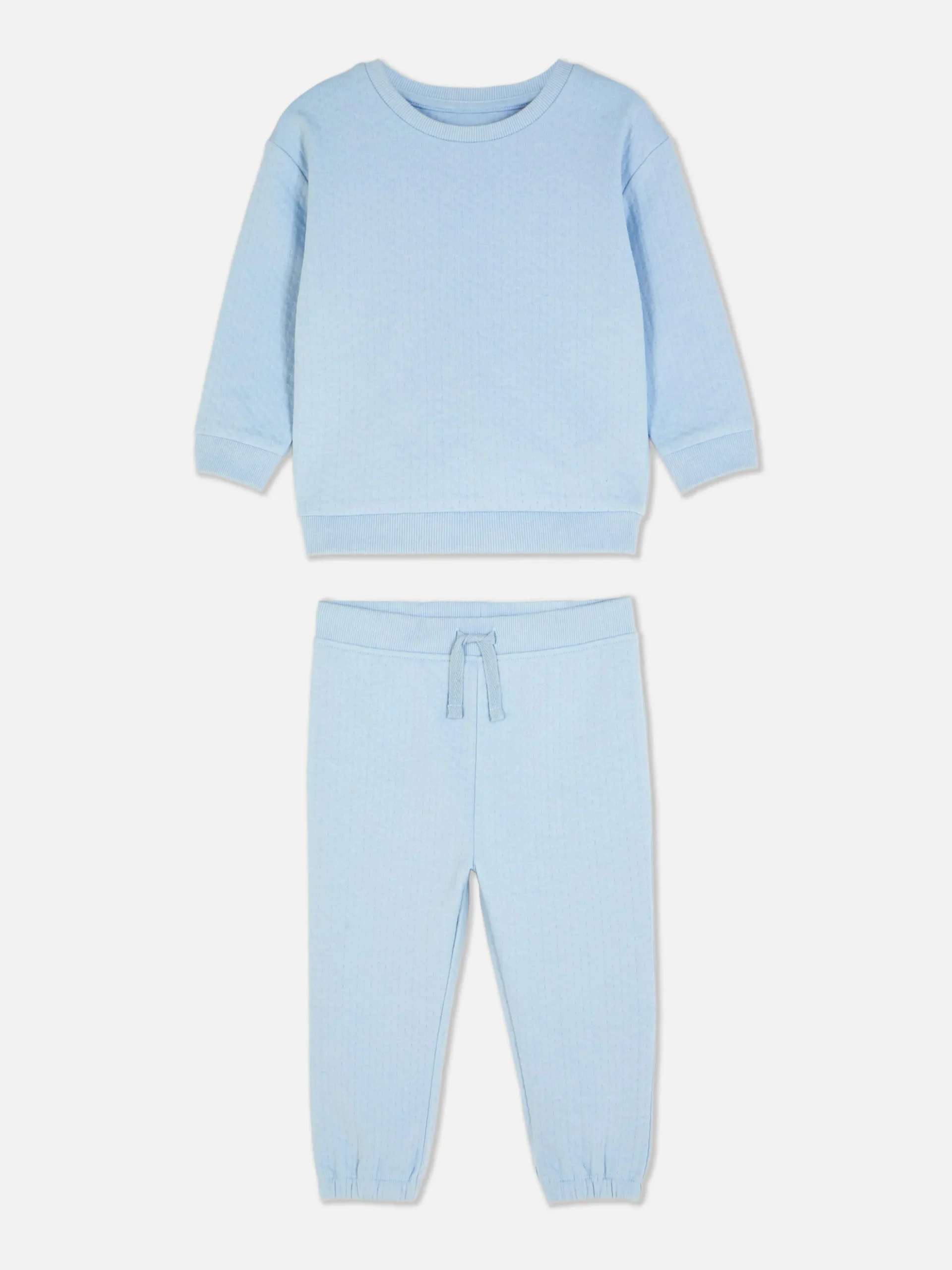 Conjunto De Sudadera Y Joggers Con Textura