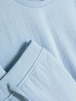 Conjunto De Sudadera Y Joggers Con Textura