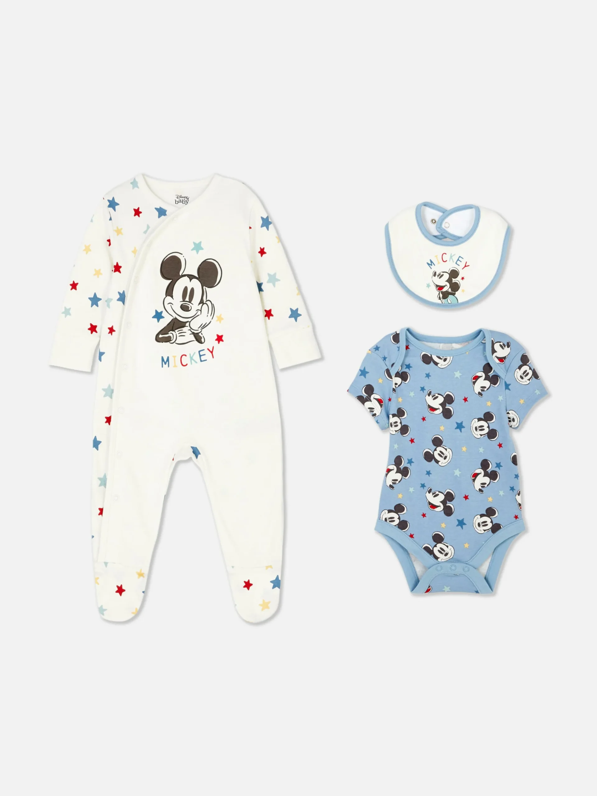 Conjunto De Tres Piezas De Mickey Mouse De Disney