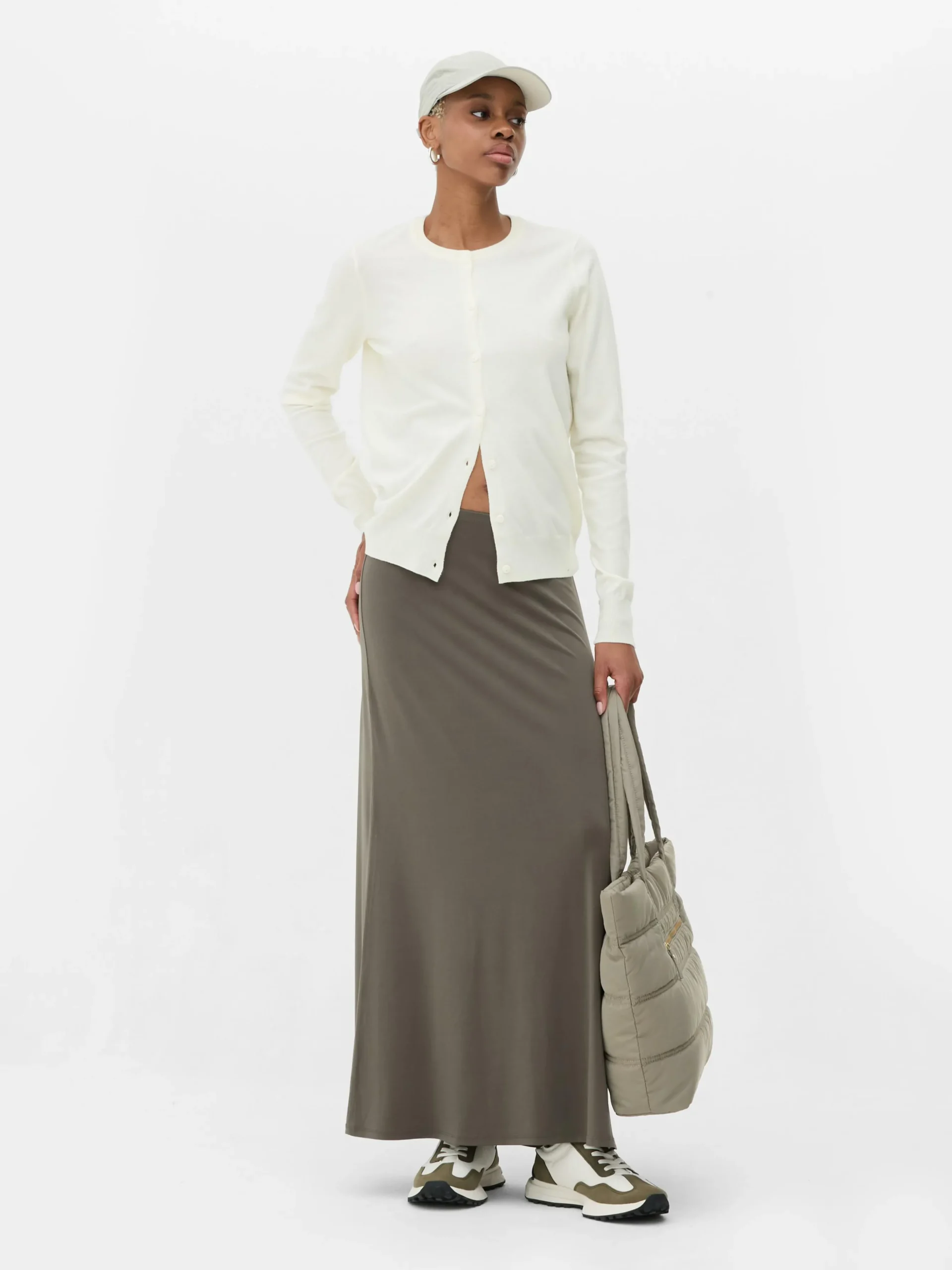 Cárdigan Clásico De Cuello Redondo