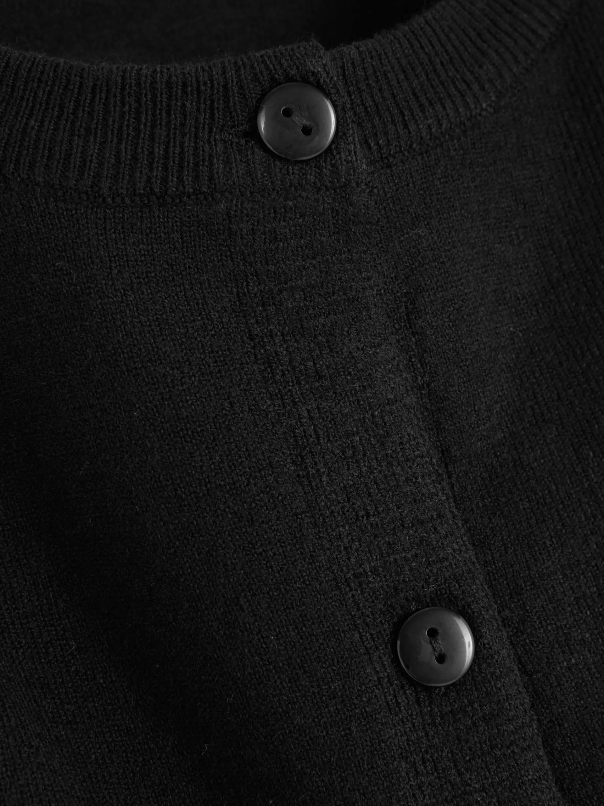 Cárdigan Clásico De Cuello Redondo