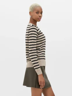 Cárdigan Clásico De Cuello Redondo