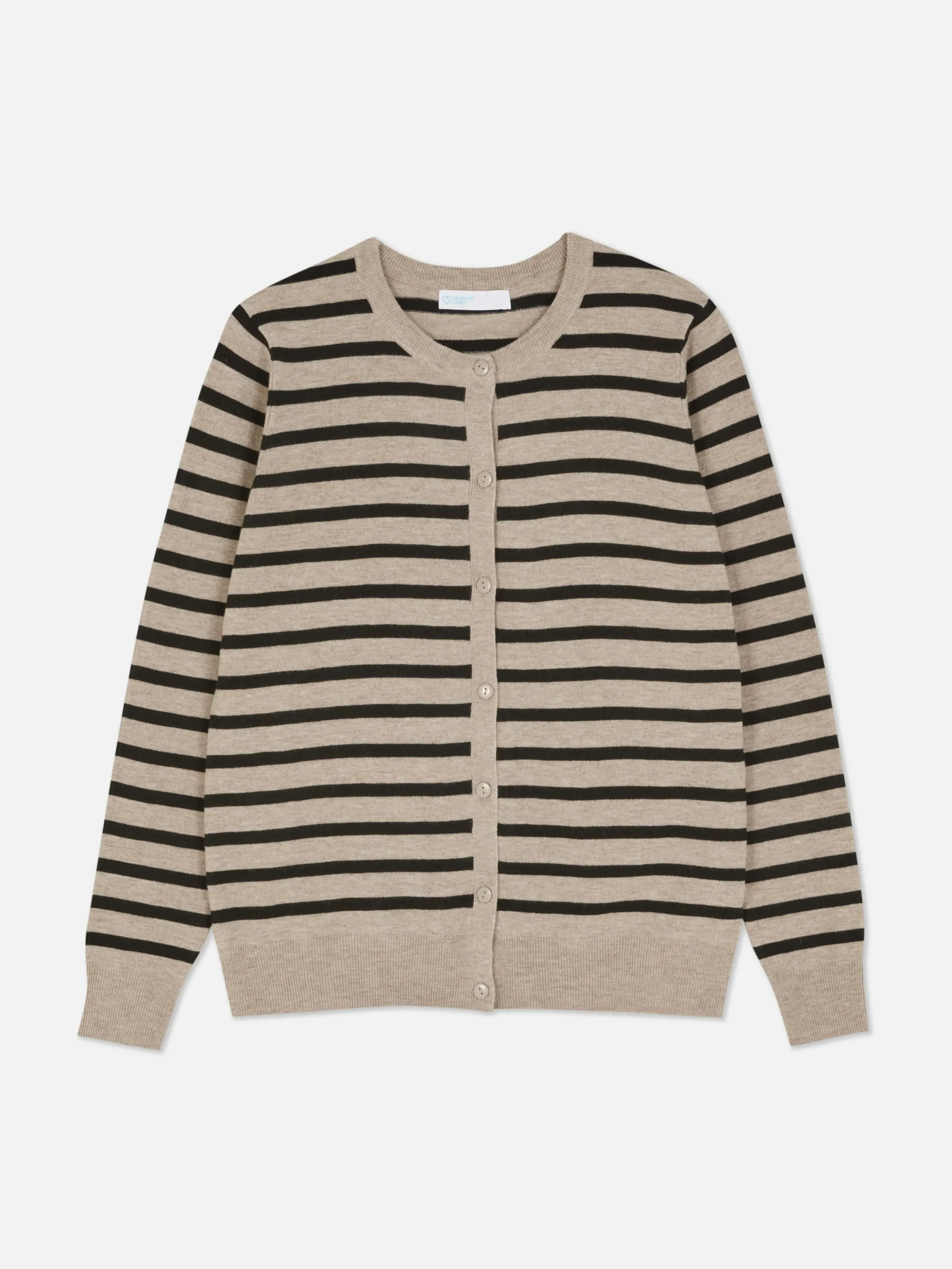 Cárdigan Clásico De Cuello Redondo