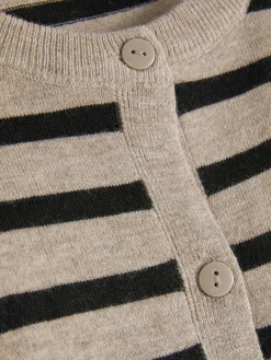 Cárdigan Clásico De Cuello Redondo