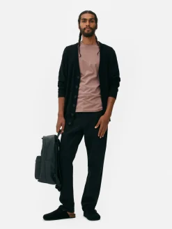 Cárdigan Con Botones Gruesos