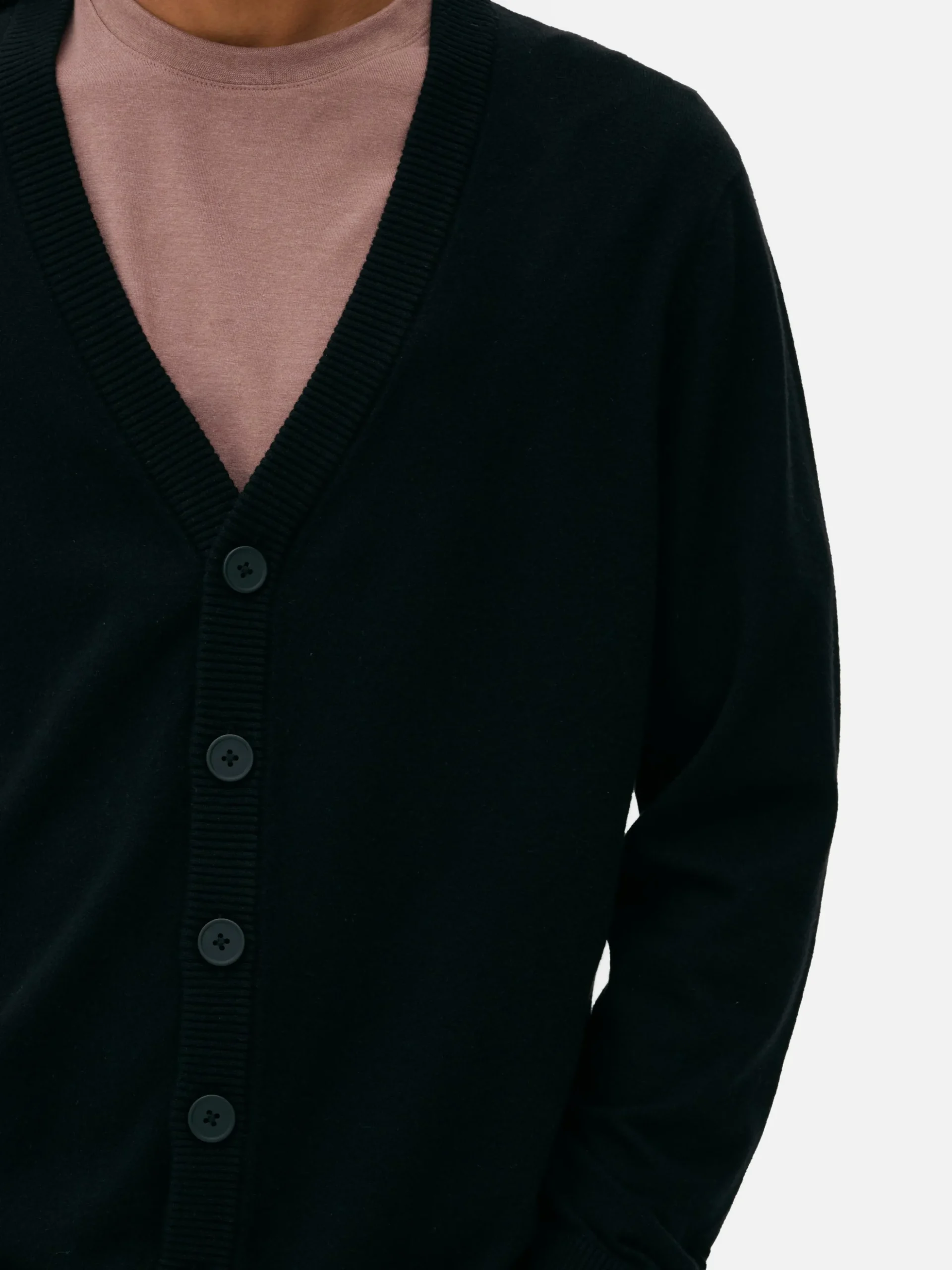 Cárdigan Con Botones Gruesos