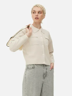 Cárdigan Con Botones Y Con Cuello