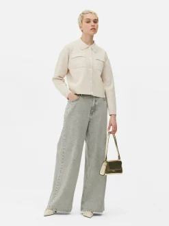 Cárdigan Con Botones Y Con Cuello