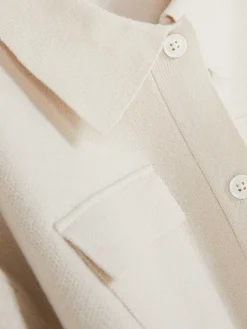 Cárdigan Con Botones Y Con Cuello