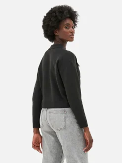 Cárdigan Con Botones Y Con Cuello