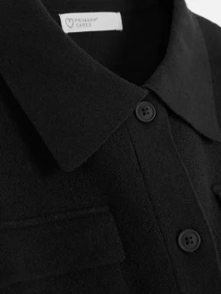 Cárdigan Con Botones Y Con Cuello