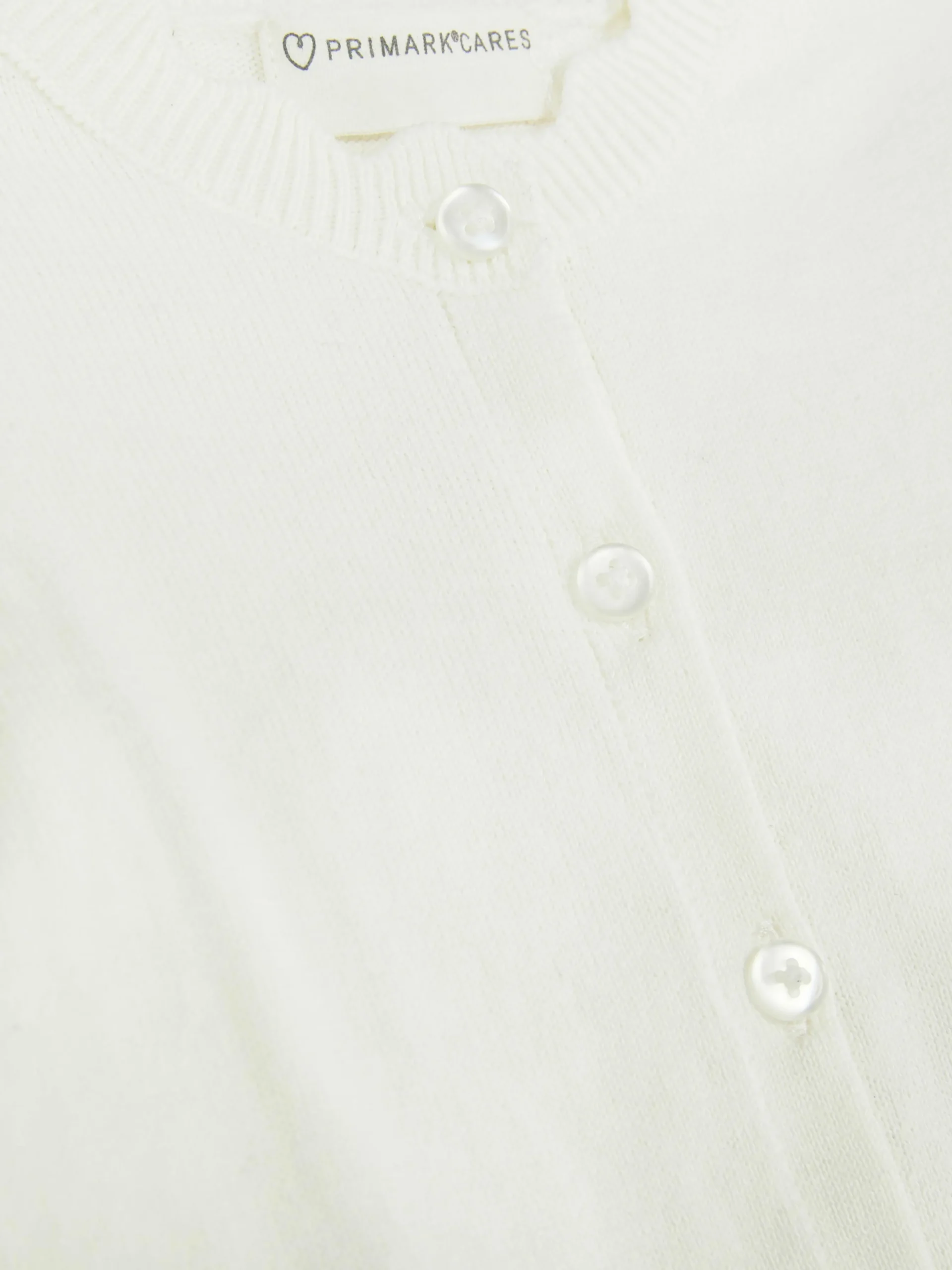 Cárdigan Con Ribete Festoneado