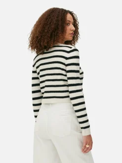 Cárdigan De Punto Con Botones