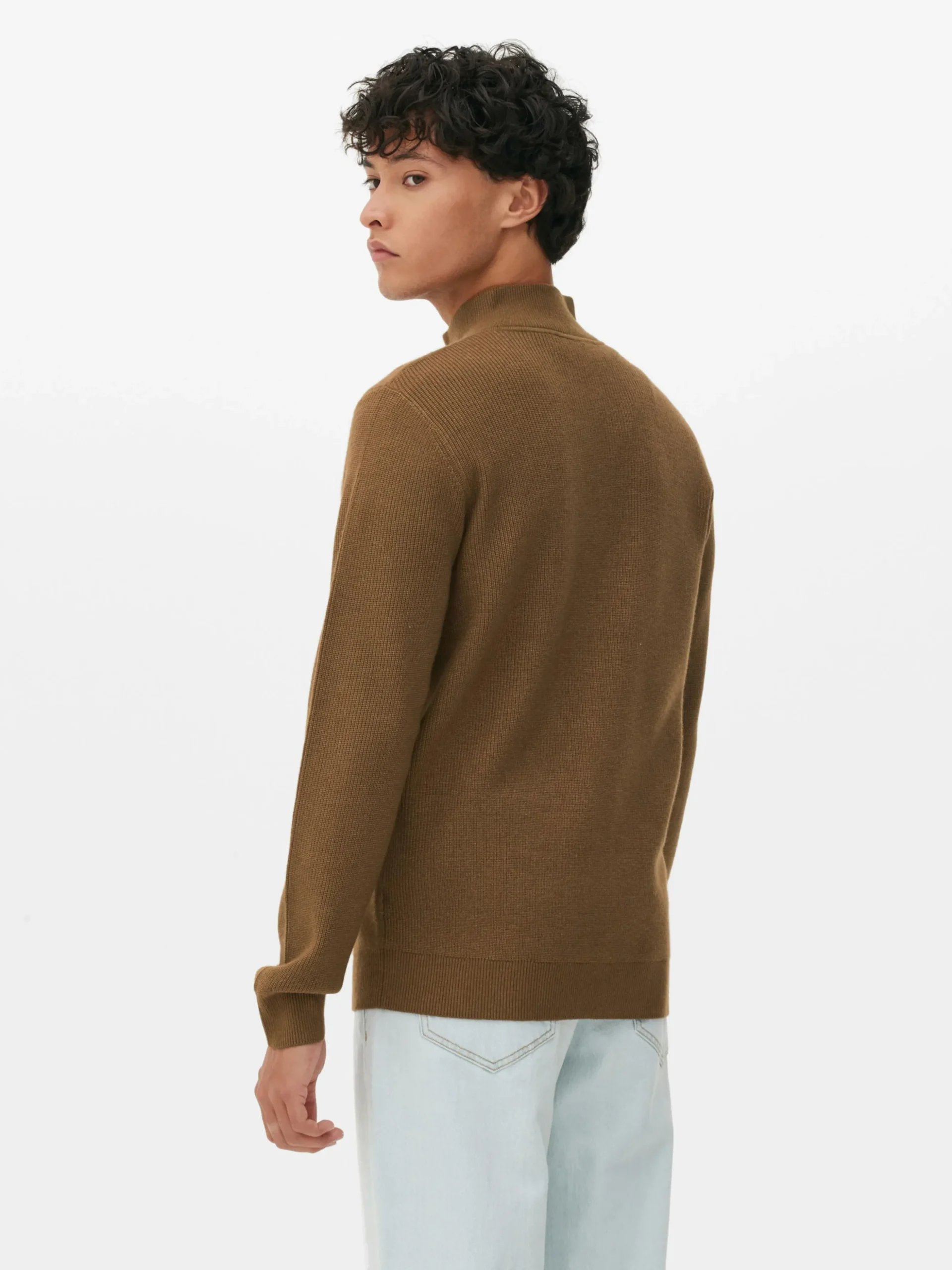 Cárdigan De Punto Con Cremallera