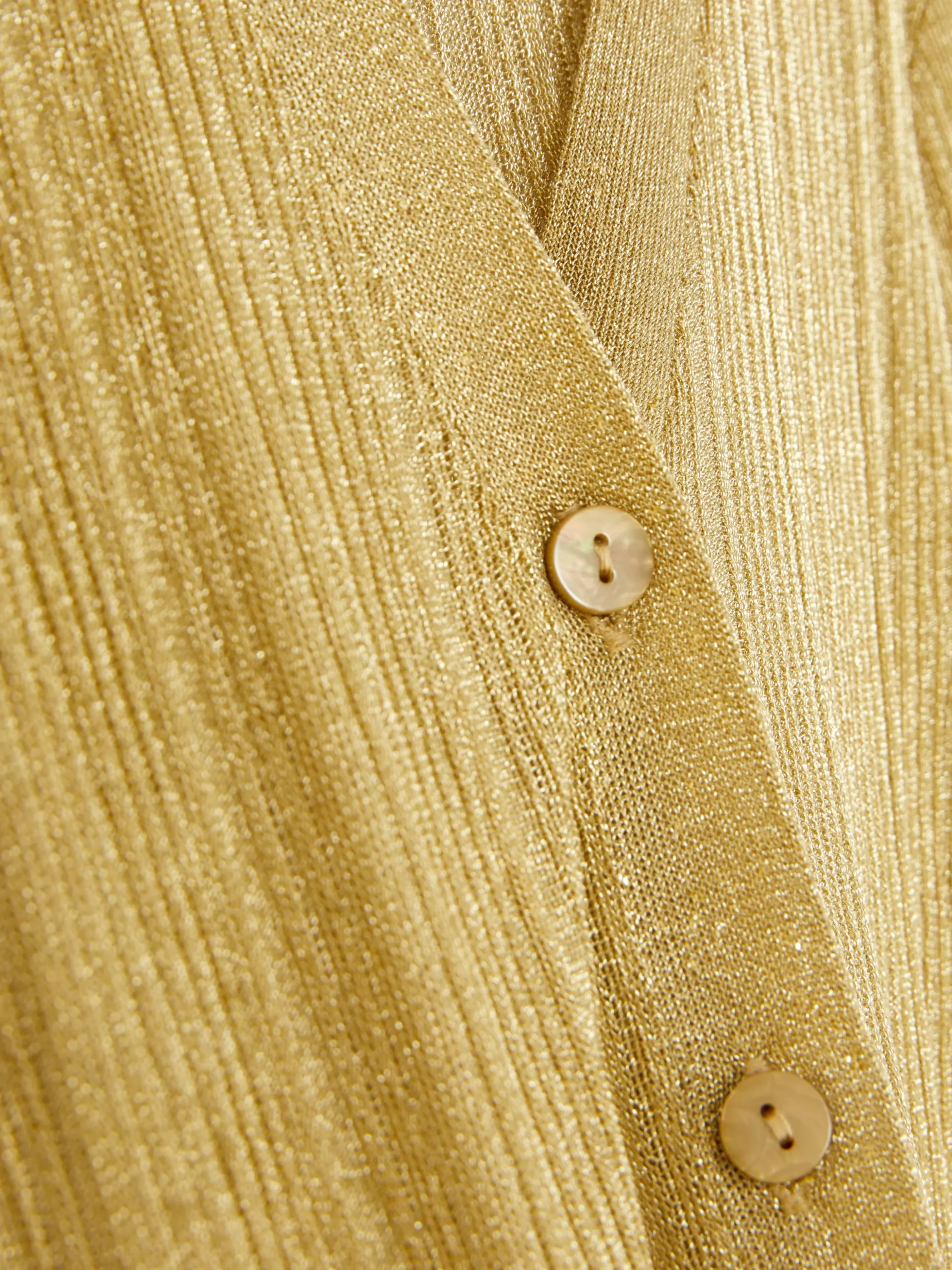 Cárdigan De Punto Con Cuello De Pico De The Edit