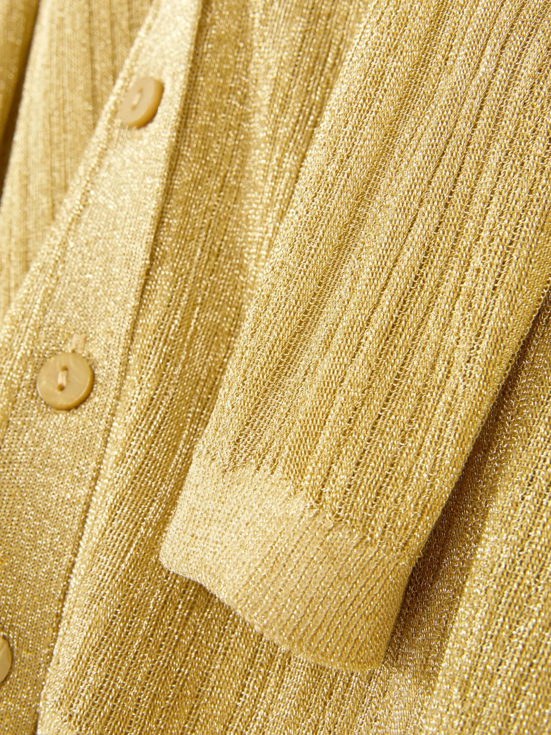 Cárdigan De Punto Con Cuello De Pico De The Edit