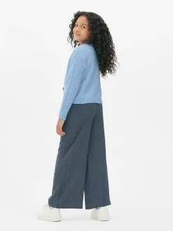 Cárdigan De Punto De Ochos