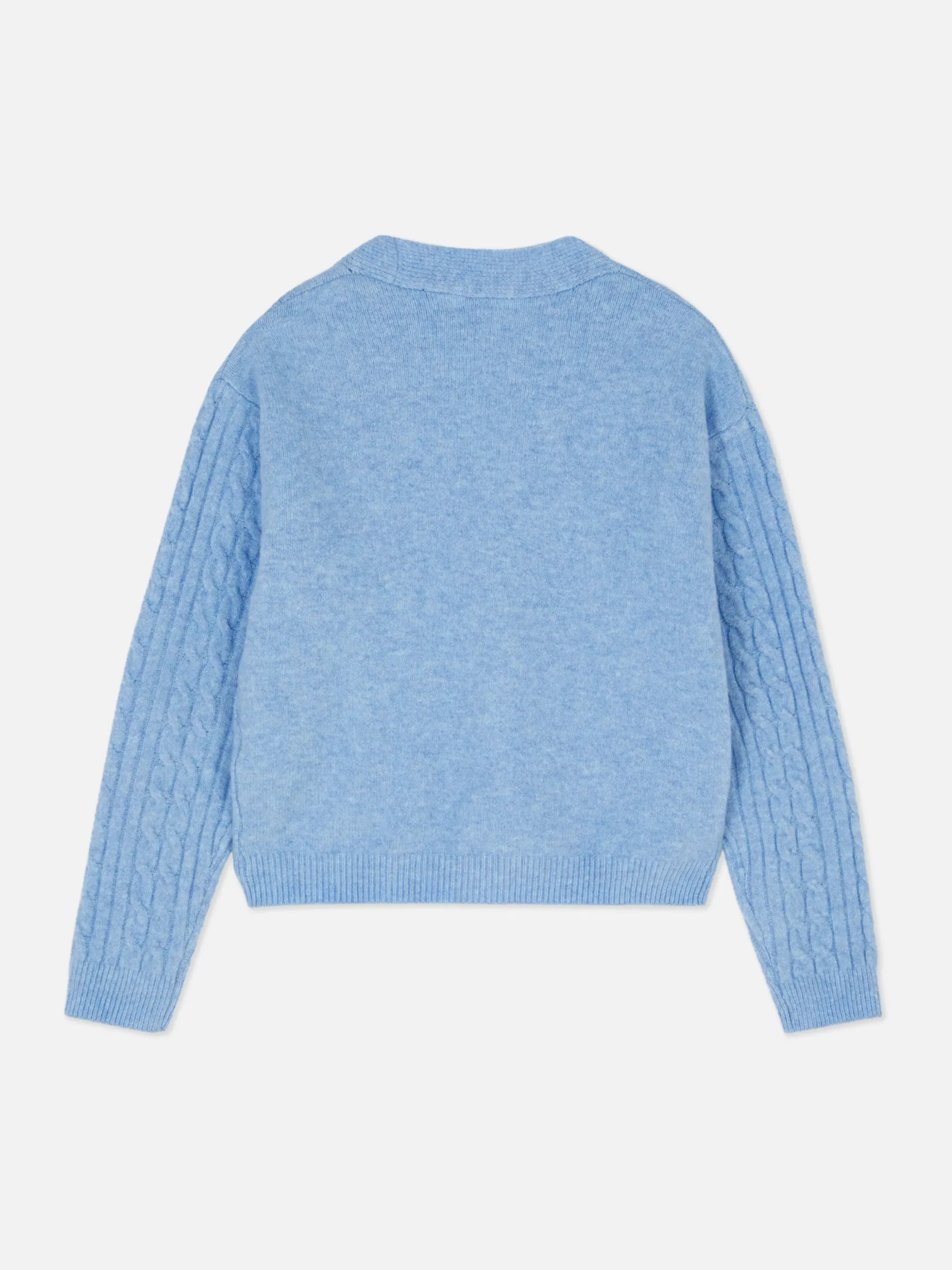 Cárdigan De Punto De Ochos