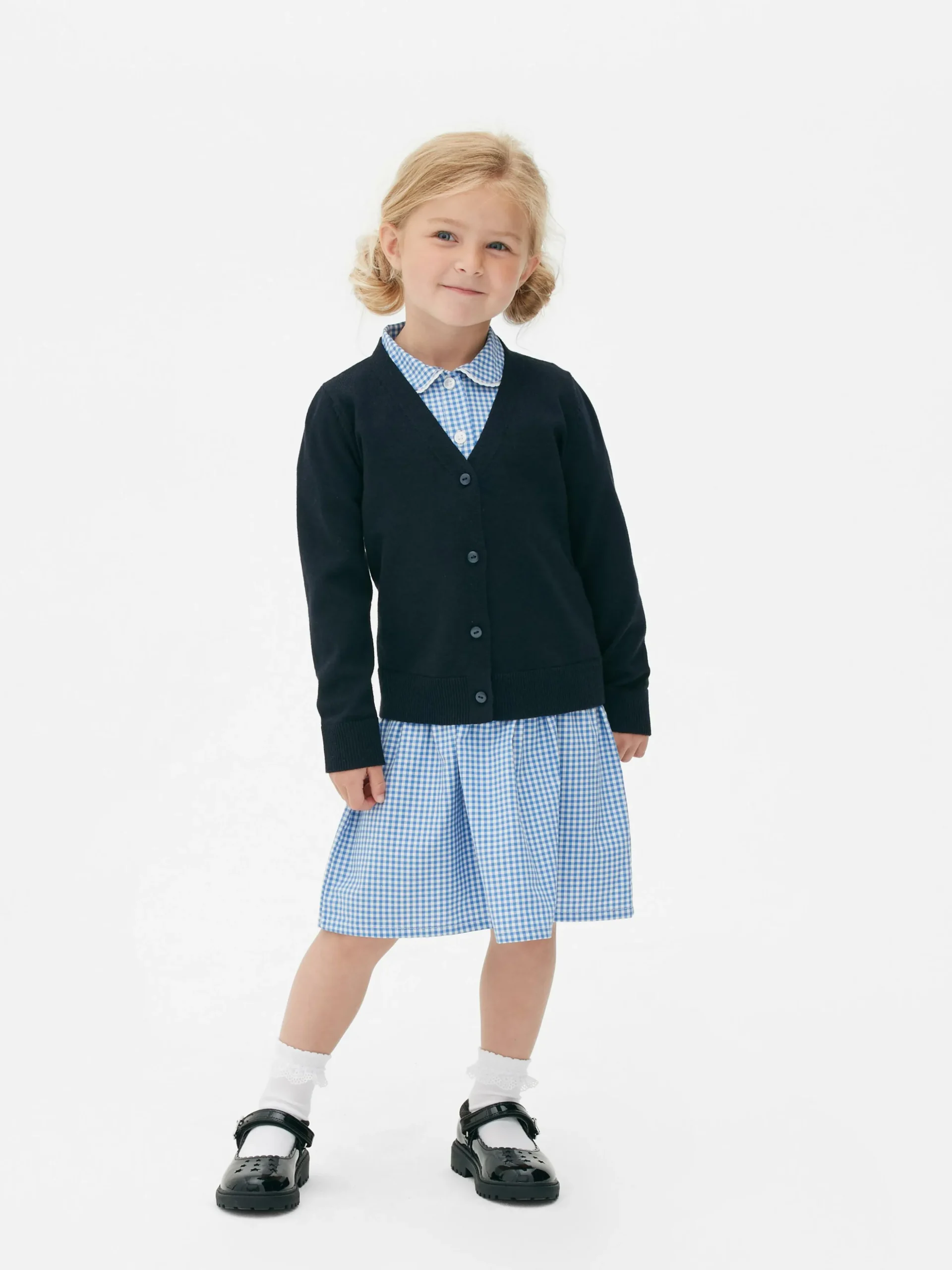 Cárdigan Escolar Para Niña Pequeña