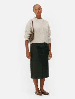 Cárdigan Holgado Con Botones Delanteros