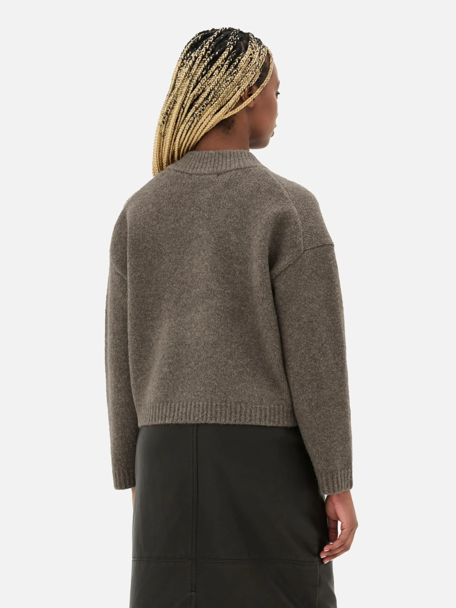 Cárdigan Holgado Con Botones Delanteros