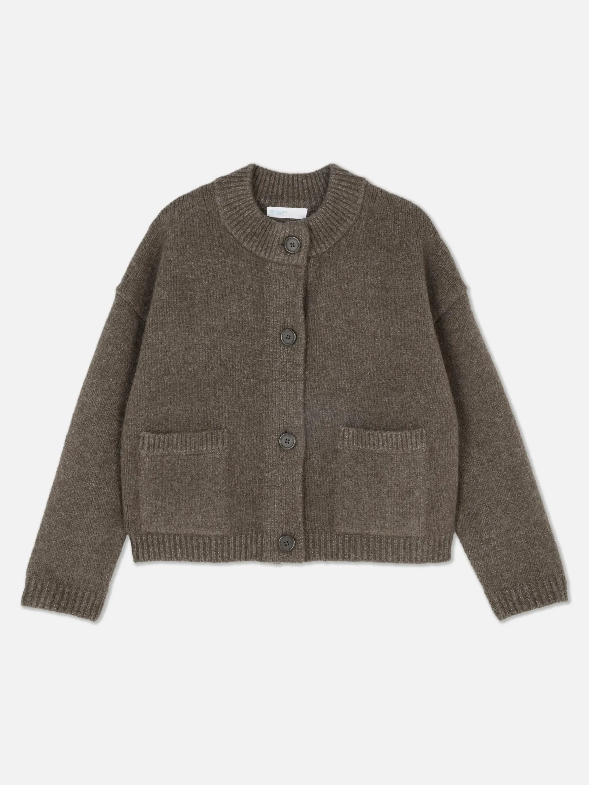 Cárdigan Holgado Con Botones Delanteros