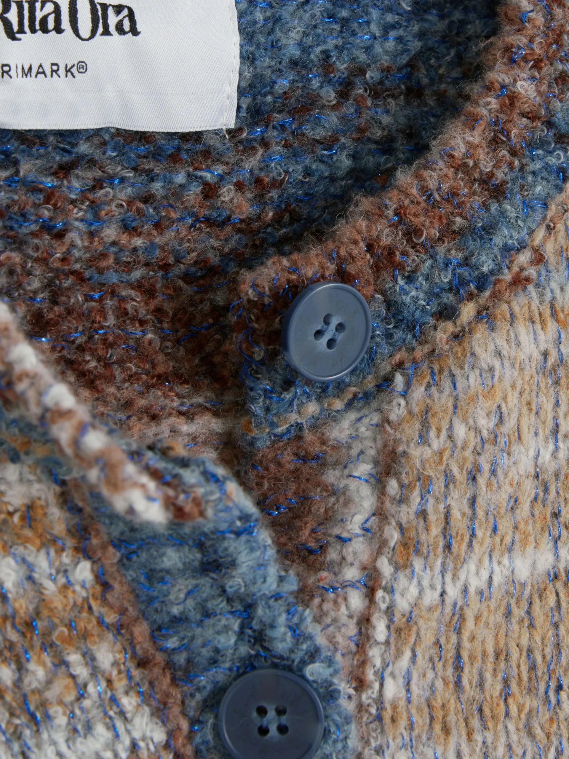 Cárdigan Jaspeado Combinable De Rita Ora