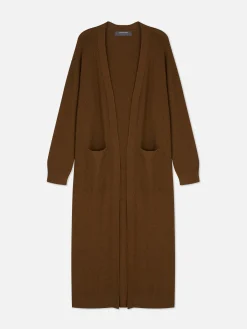 Cárdigan Largo Acanalado