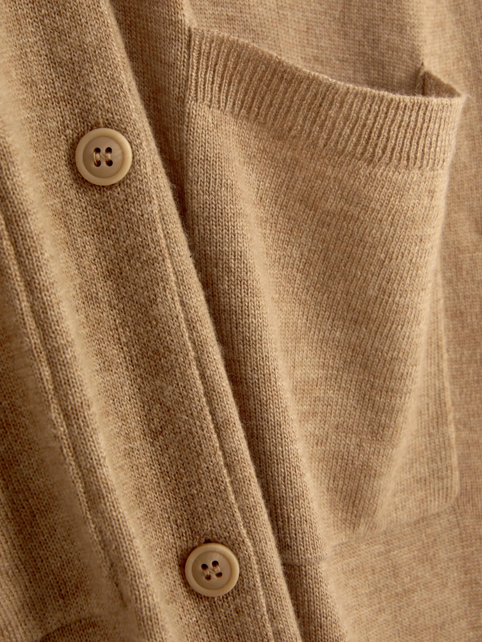 Cárdigan Largo Con Botones