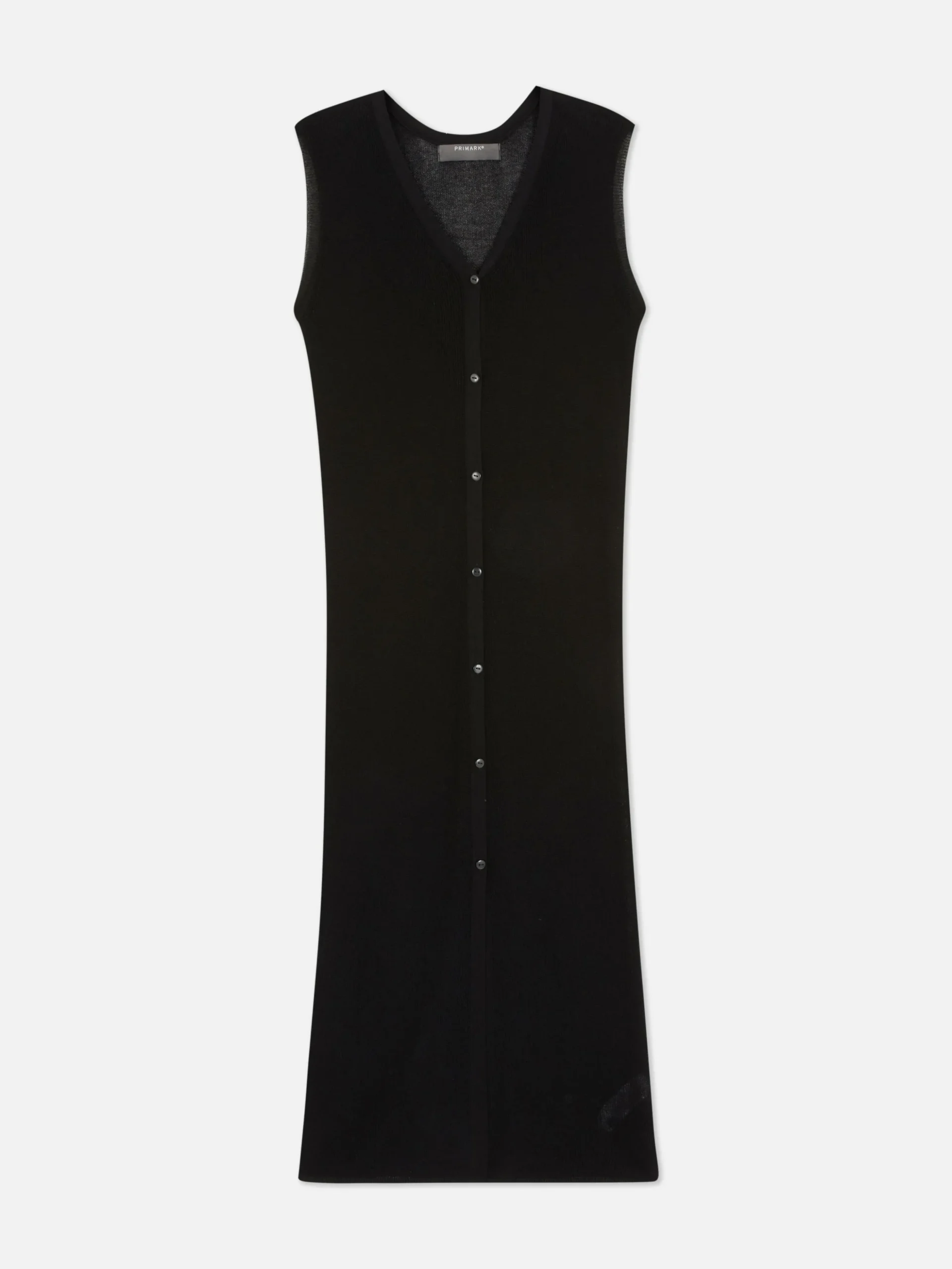 Cárdigan Largo Sin Mangas