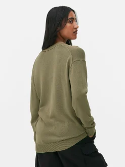 Cárdigan Texturizado De Corte Boyfriend